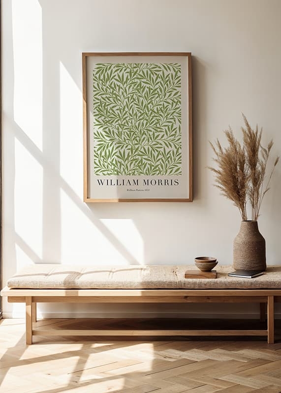 Poster William Morris Willow Pattern 1874 crossfade