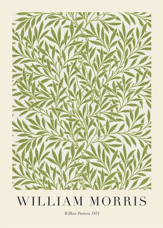 Poster William Morris Willow Pattern 1874