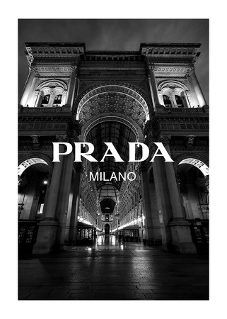 Poster Prada Milano