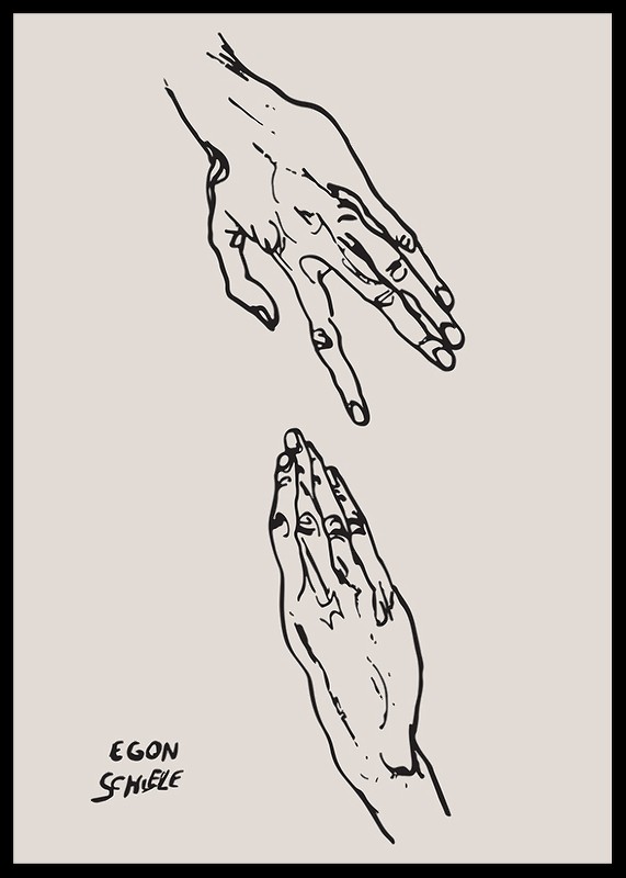 Egon Schiele Art Hands-2