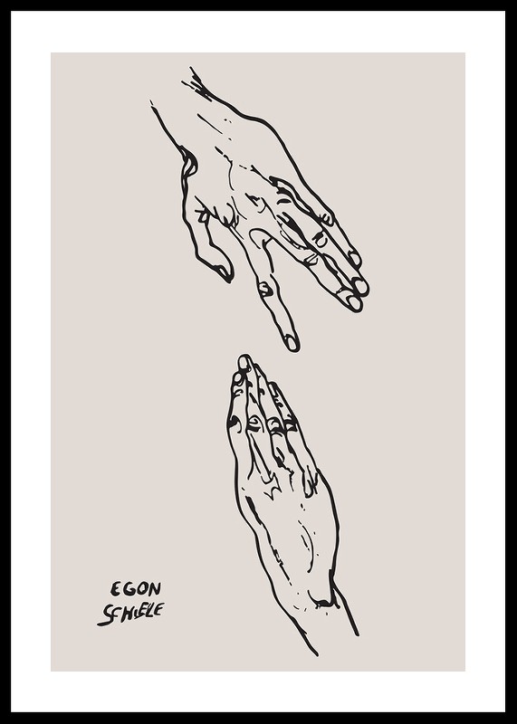 Egon Schiele Art Hands-0