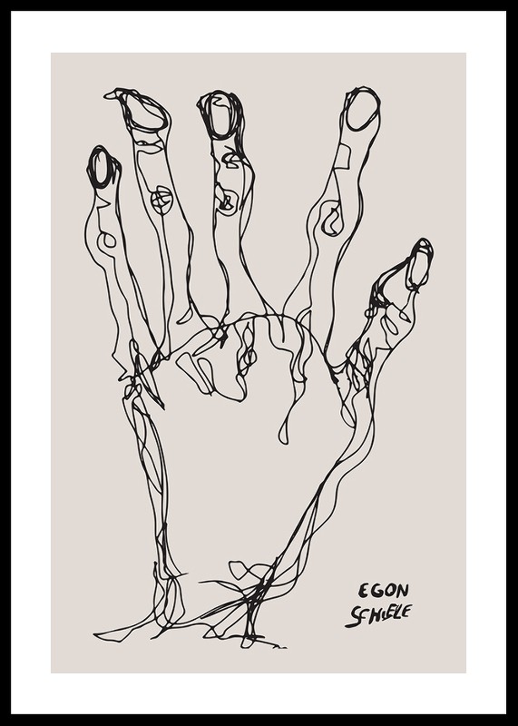 Egon Schiele Hand-0