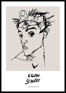 Egon Schiele Self Portrait-0