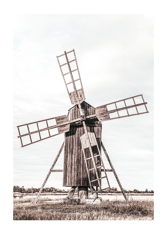 Old Wooden Wind Mill-1