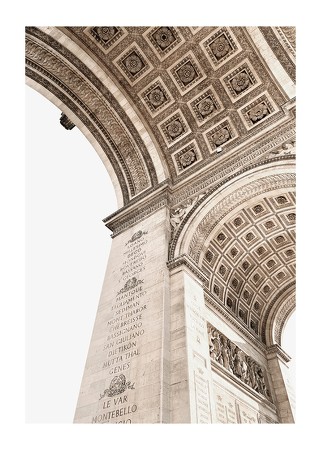 Poster The Arc De Triomphe In Paris