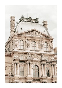 Poster Pavillon Richelieu Palais du Louvre Paris