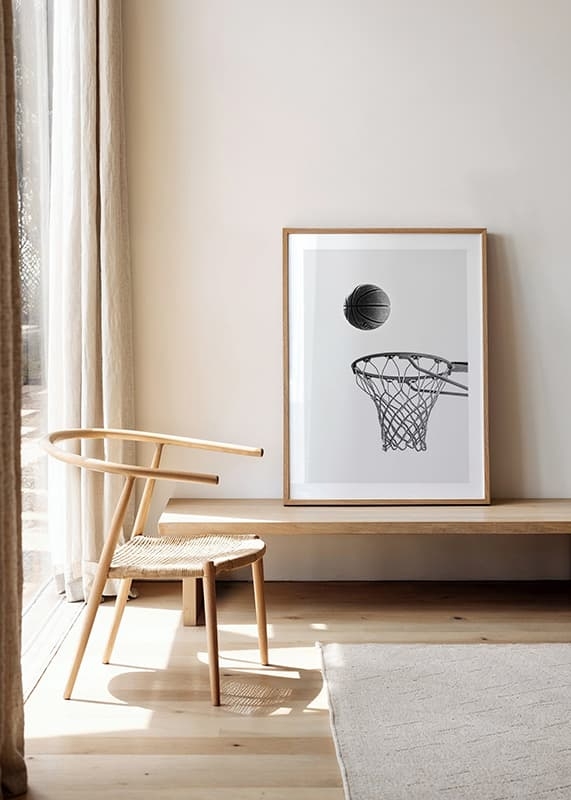 Poster Basketball Throw crossfade
