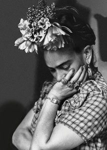 Frida Kahlo B&W-3