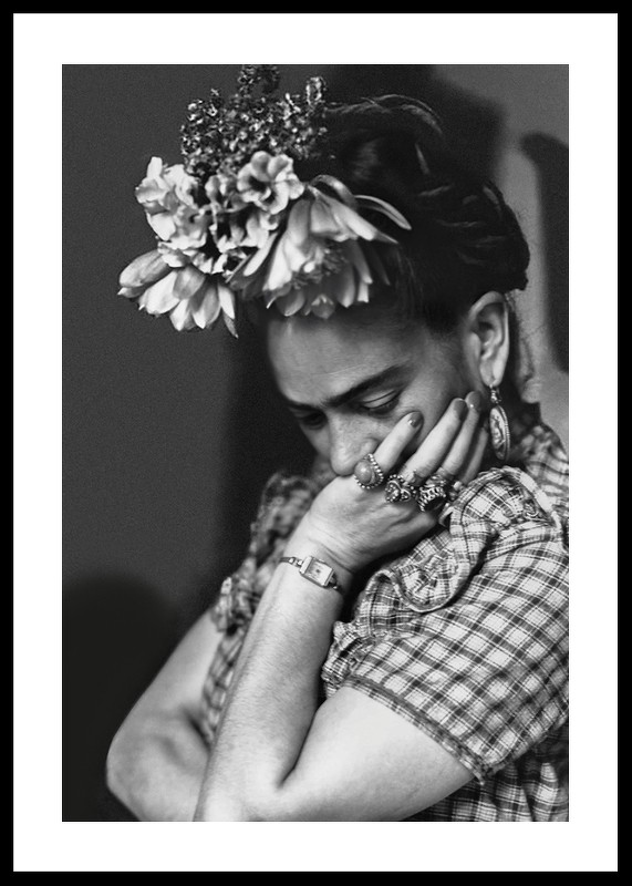 Frida Kahlo B&W-0