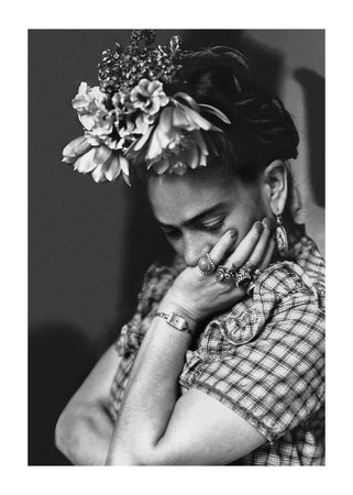 Poster Frida Kahlo B&W