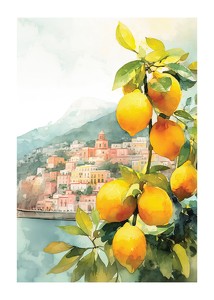 Poster Amalfi Lemons No2