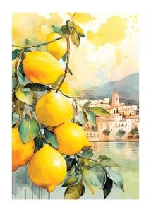 Poster Amalfi Lemons No1