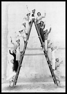 Women On Ladder-2