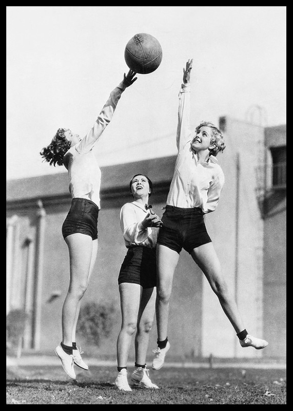 Women Playing Basketball-2