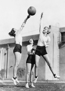 Women Playing Basketball-3