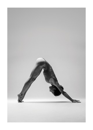 Poster Practicing Yoga No1