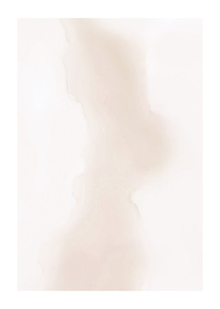  Watercolor Faded Brown No1