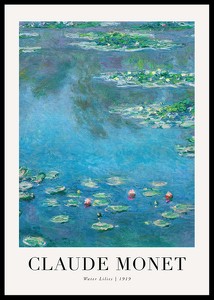 Water Lilies 1919 By Claude Monet-0