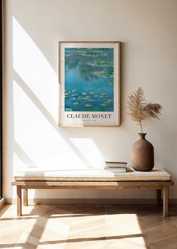 Poster Water Lilies 1919 By Claude Monet crossfade