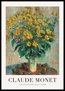 Jerusalem Artichoke Flowers 1880 By Claude Monet-0