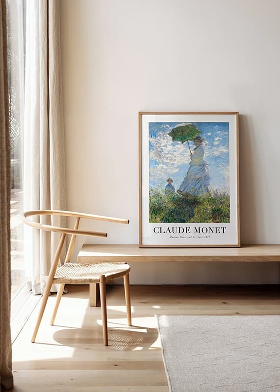 Poster Madame Monet And Her Son 1875 By Claude Monet crossfade
