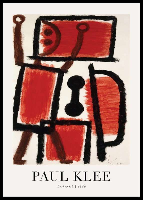 Locksmith 1940 By Paul Klee-0