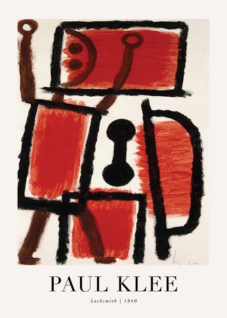 Poster Locksmith 1940 By Paul Klee