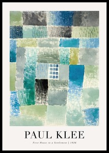House In A Settlement 1926 By Paul Klee-0