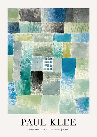 Poster House In A Settlement 1926 By Paul Klee