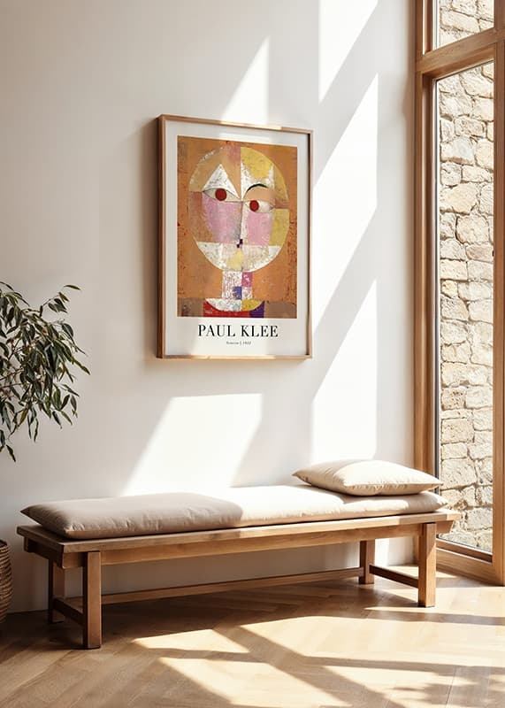 Poster Senecio 1922 By Paul Klee crossfade