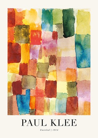 Poster Untitled 1914 By Paul Klee