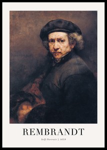 Self-Portrait 1659 By Rembrandt-0