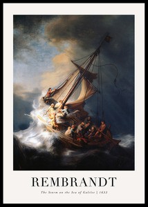 The Storm On The Sea Of Galilee By Rembrandt-0