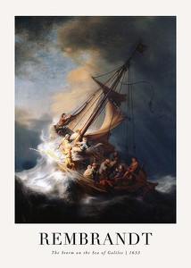 The Storm On The Sea Of Galilee By Rembrandt-1