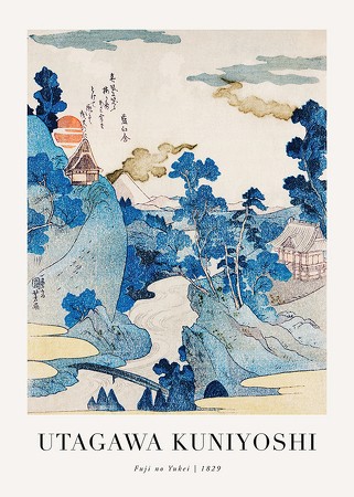 Poster Fuji No Yukei By Utagawa Kuniyoshi