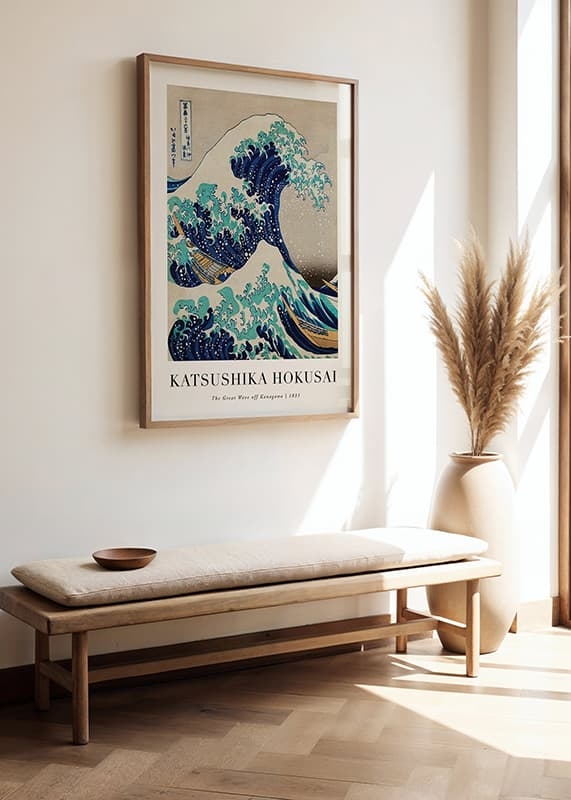Poster The Great Wave Off Kanagawa By Katsushika Hokusai crossfade