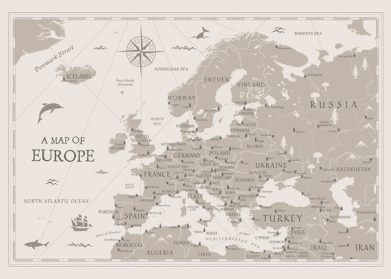 A Map Of Europe-1