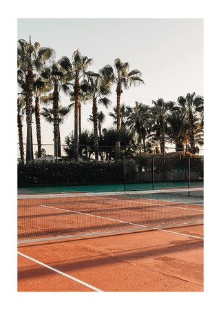 Poster Tennis Court