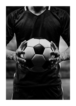 Poster Soccer Player