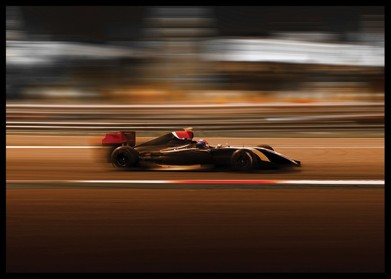F1 Car In Motion-2