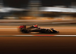 F1 Car In Motion-3