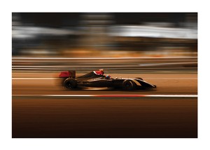 F1 Car In Motion-1