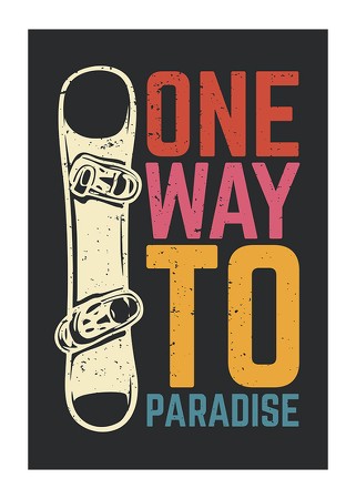Poster One Way To Paradise