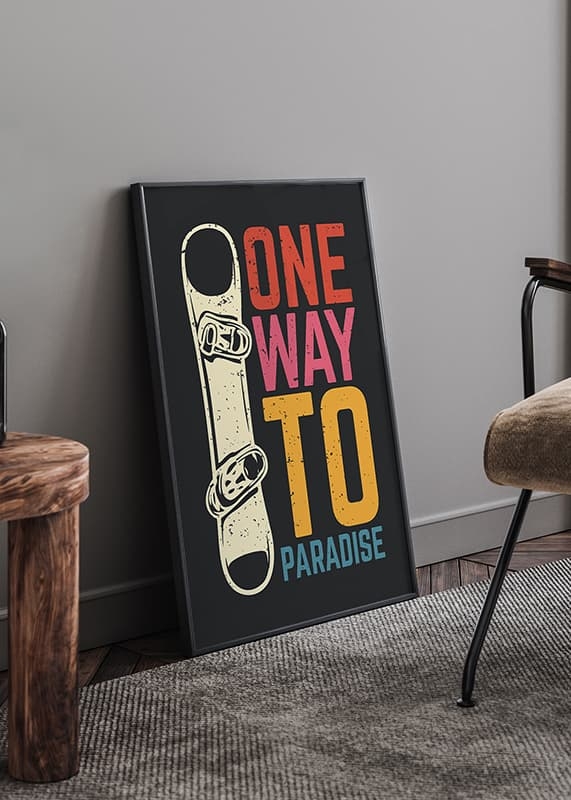 Poster One Way To Paradise crossfade