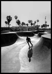 Skateboard Park B&W-2