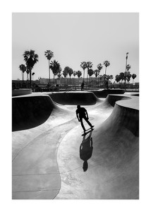Skateboard Park B&W-1