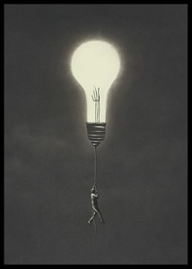 Flying With Light Bulb-2