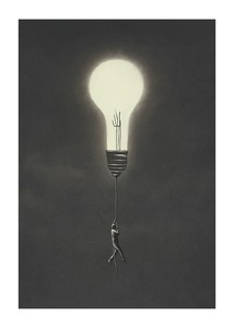 Flying With Light Bulb-1