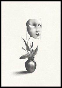 Mask In A Plant-2