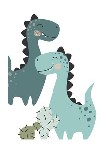 Happy Dinosaur Friends-1